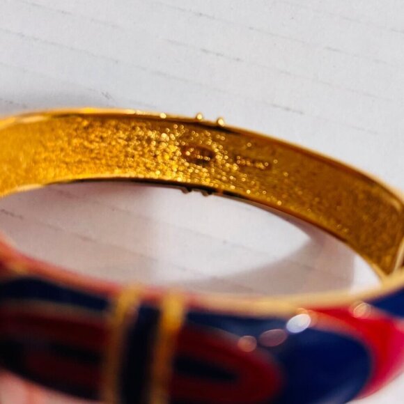 KJL KENNETH JAY LANE Abstract Print Clamper Bracelet - Picture 8 of 8